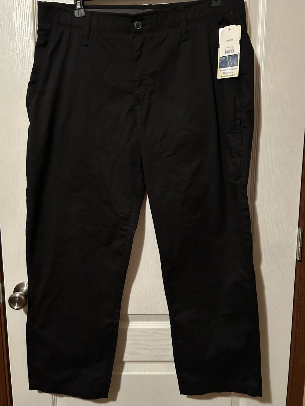 NWT Faded Glory Black Men's Chino Pants